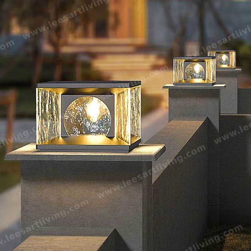HJ-ZTD-1010  European Classical High-grade Waterproof Outdoor Decorative Pillar Light,Fence Post Lamp Wall Gate for Garden Courtyard 