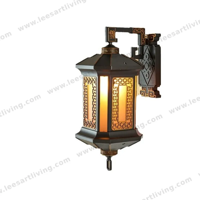 HJ-BD-145 Outdoor Wall Lamp Waterproof Lighting for Villa Garden Vintage Courtyard 