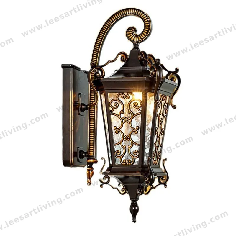 HJ-BD-142 Outdoor Wall Lamp Waterproof Lighting for Villa Garden Vintage Courtyard 